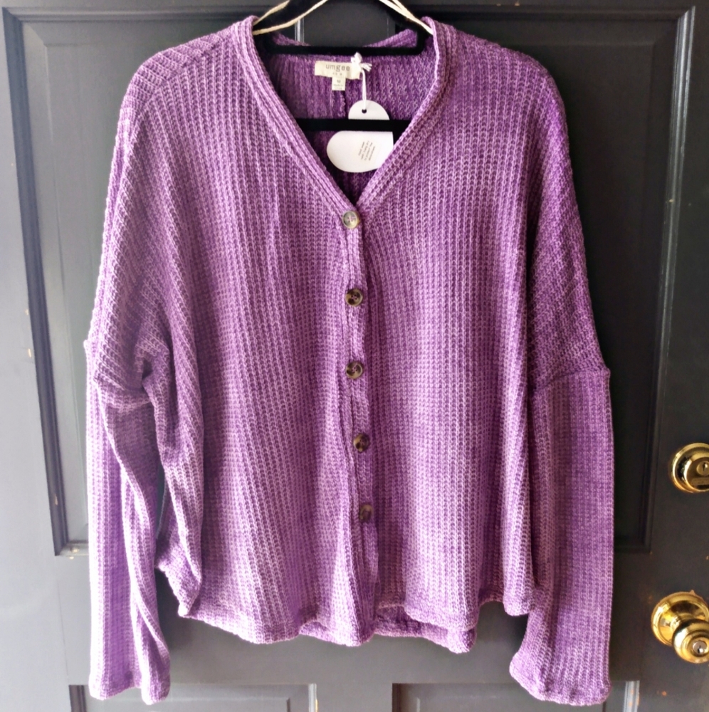 Nwt Umgee Chenille Cardigan or Top